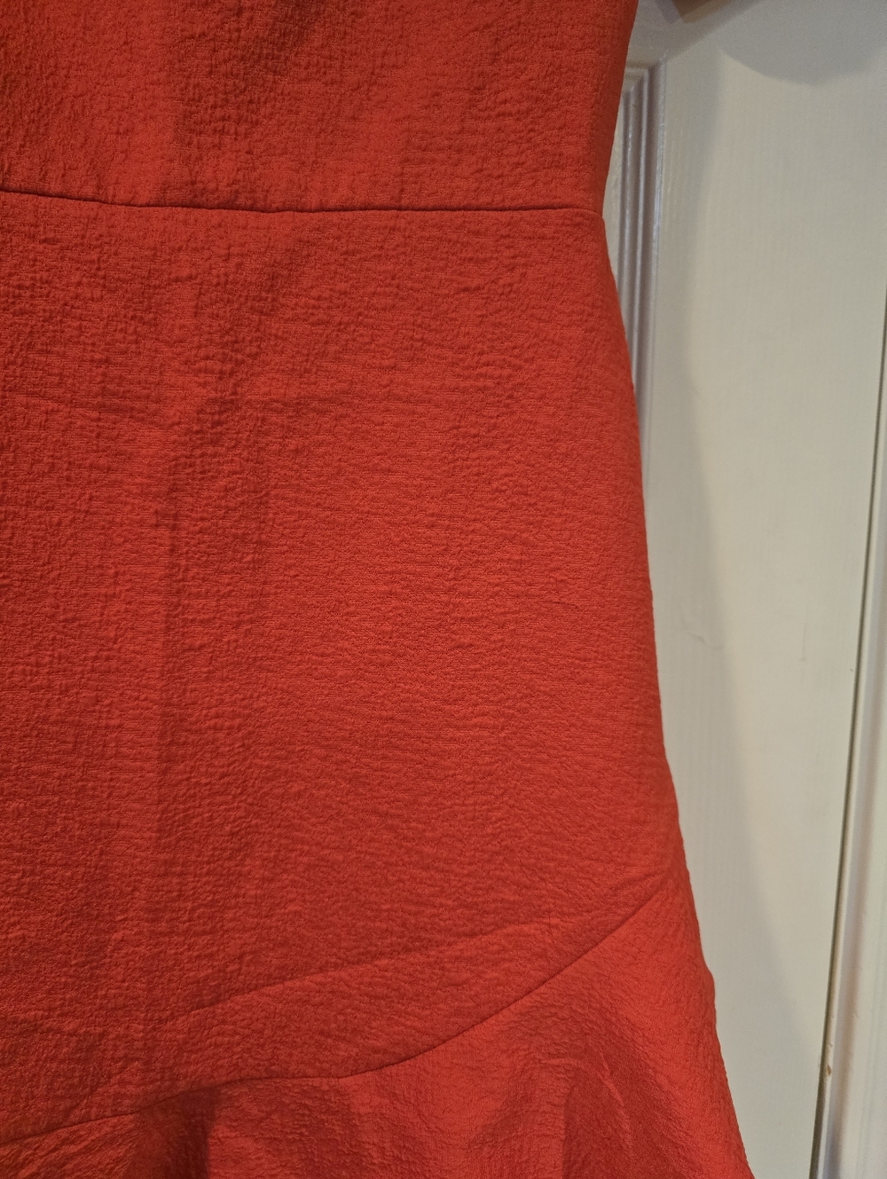 SANDRO Paris Mini Dress Red Short Sleeve - Picture 3 of 7